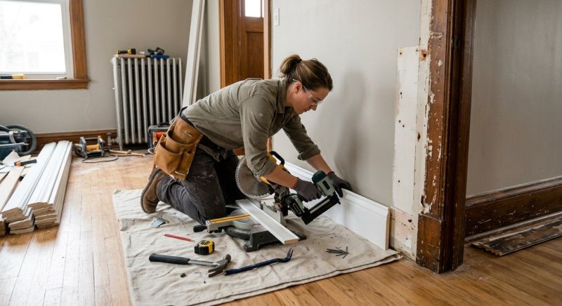 Custom Wood Trim Installation in Wilmington, NC