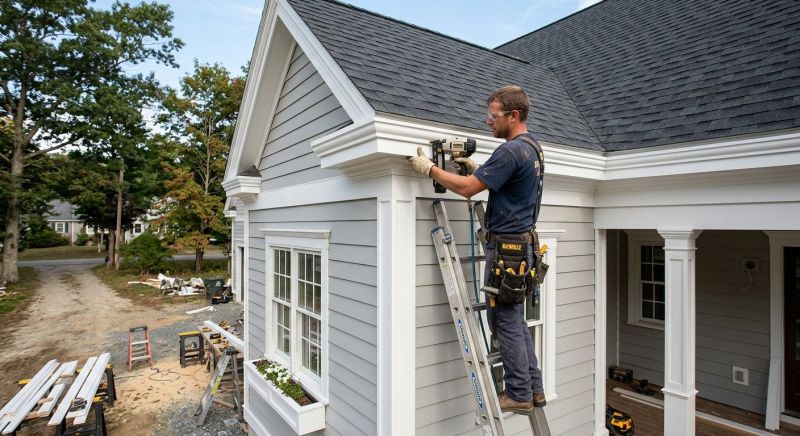Aluminum Trim Installation in Olathe, KS