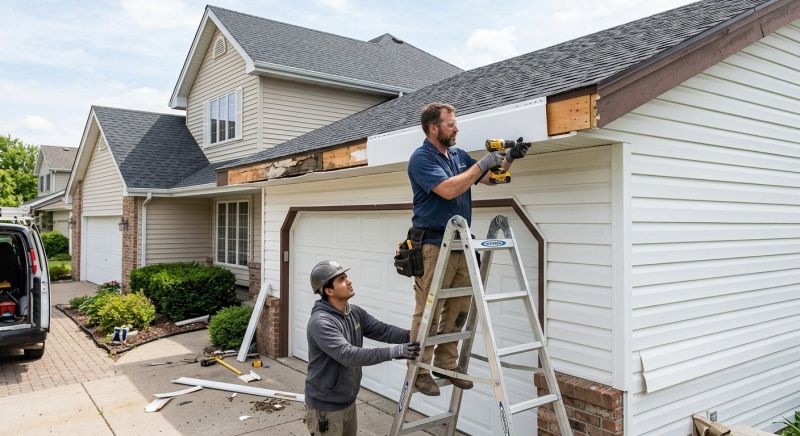Garage Fascia Repair in Kansas City, KS