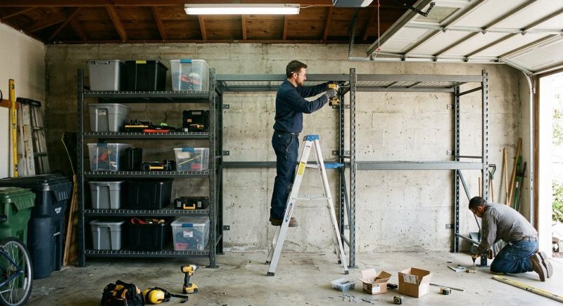 Garage Tool Rack Installation in Fairfax, VA