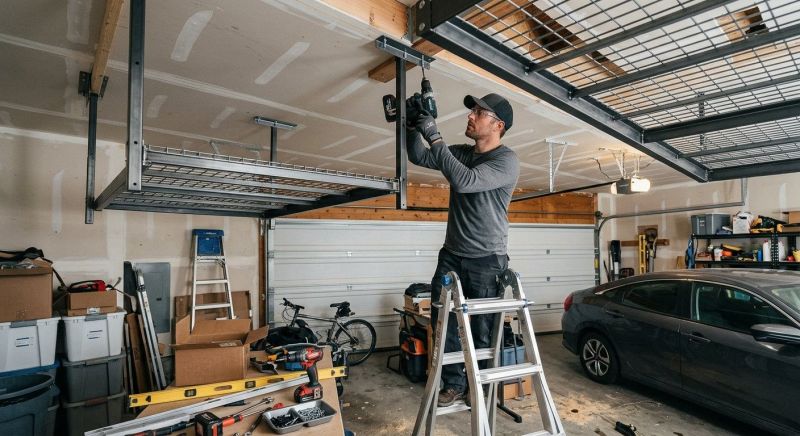 Garage Tool Rack Installation in Loudoun County, VA