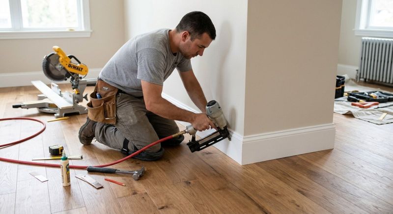 Quarter Round Installation in Wilmington, NC