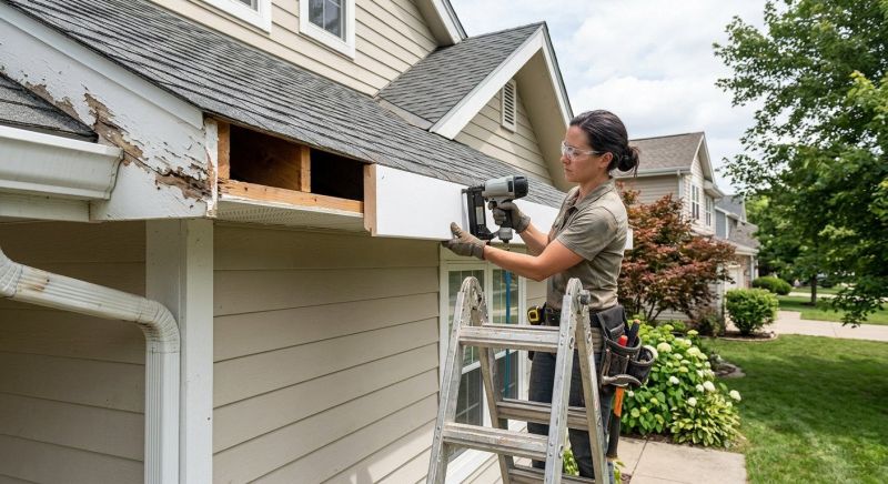 Rotted Fascia Repair in Overland Park, KS